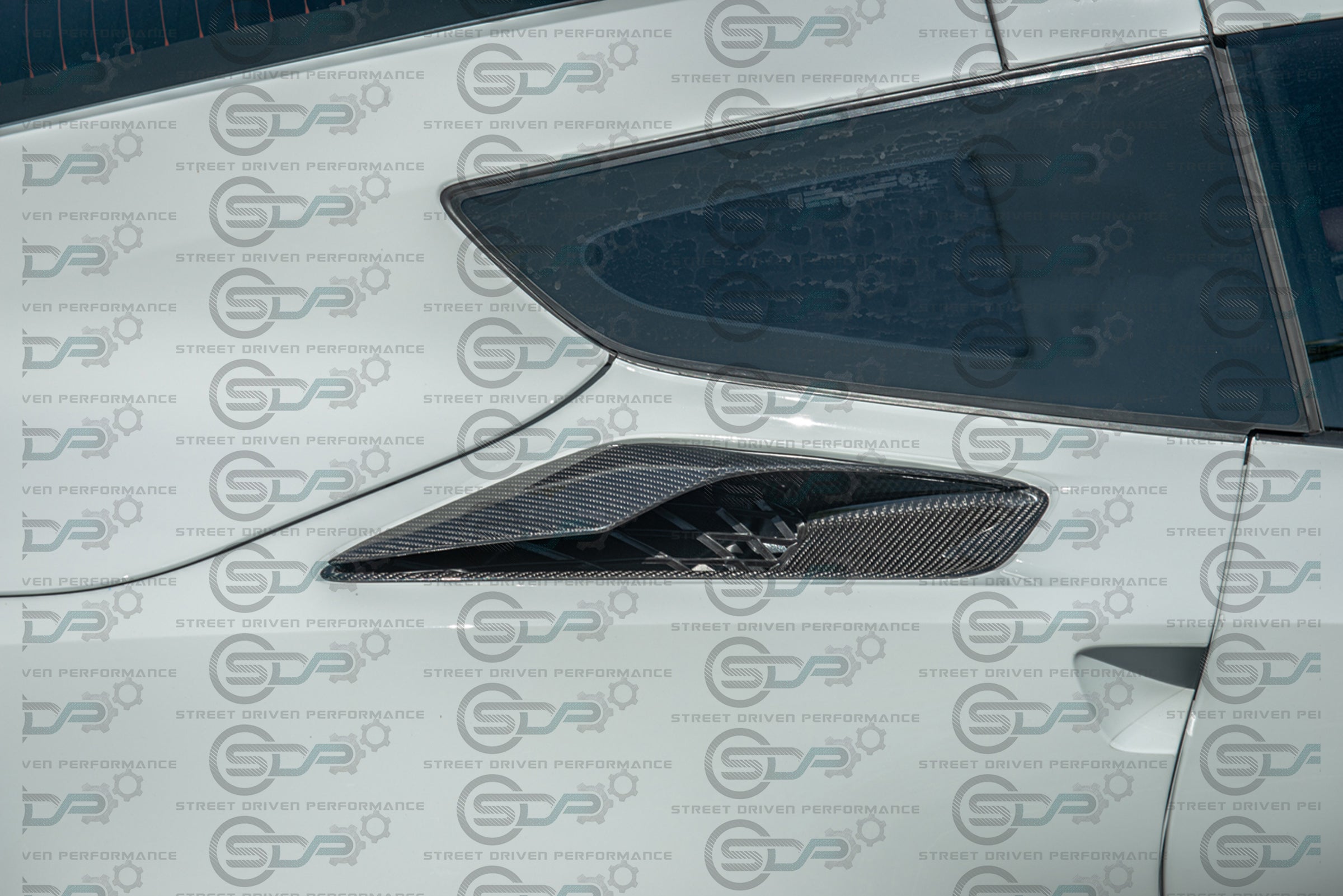 2014-2019 C7 - Corvette - Carbon Fiber Rear Quarter Panel Vents - Z06 Style